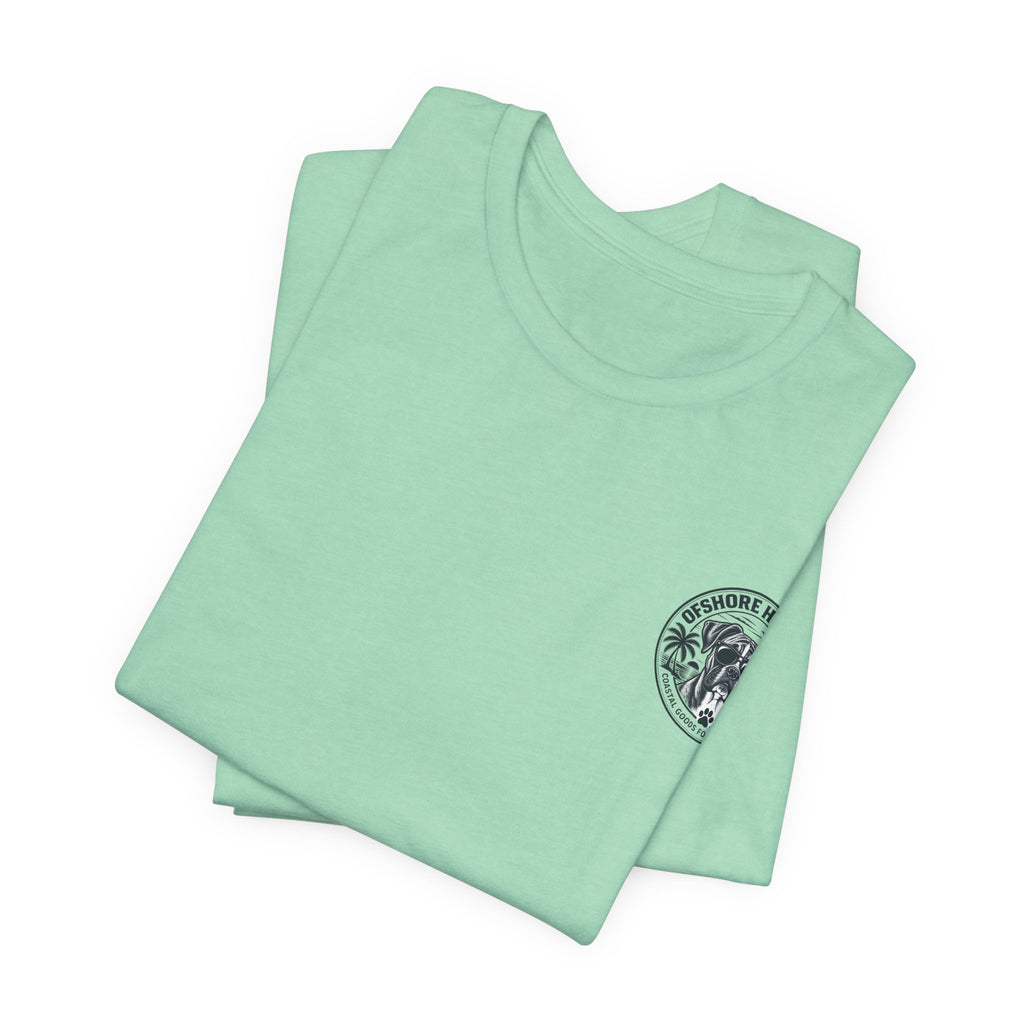 Paws, Relax, Repeat Pembroke Welsh Corgi T-Shirt – Beach Corgi Graphic Tee – Coastal Dog Lover Shirt – Offshore Hound