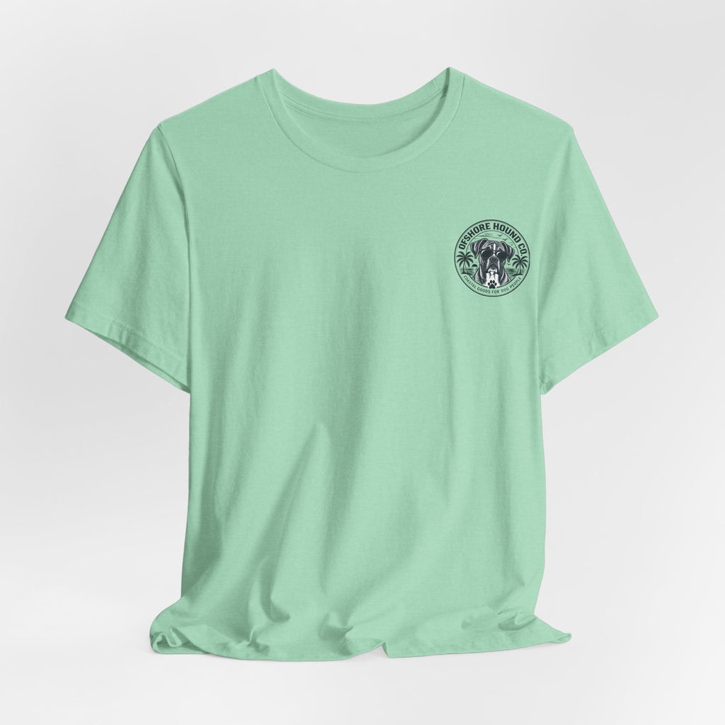 Paws, Relax, Repeat Dachshund T-Shirt – Beach Dachshund Graphic Tee – Coastal Dog Lover Shirt – Offshore Hound