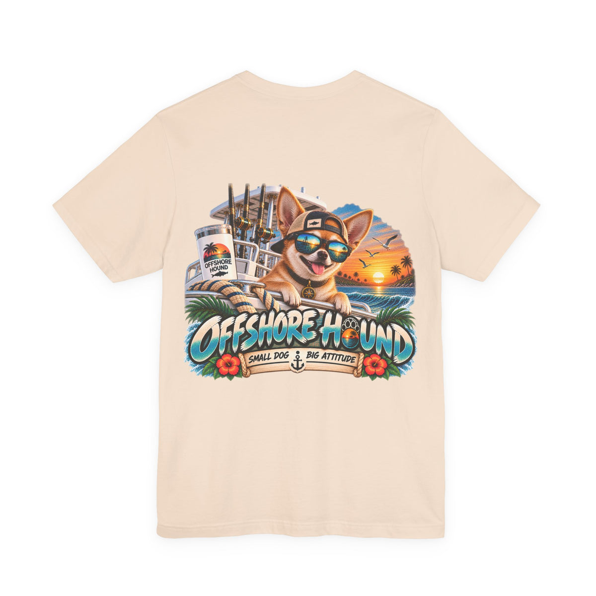 Small Dog, Big Attitude – Chihuahua T-Shirt | Offshore Hound